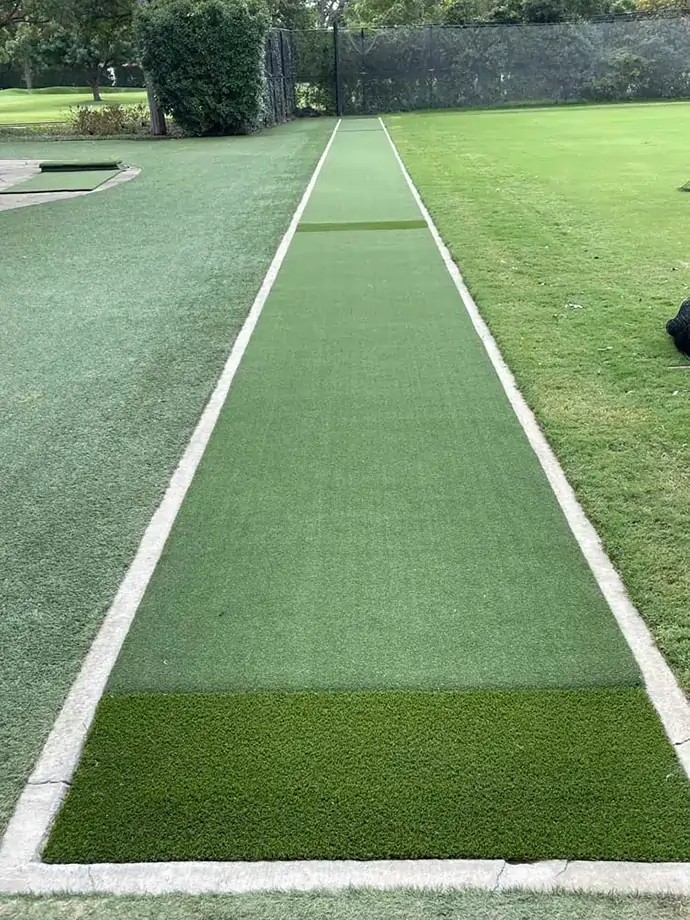 Premier greens commercial tee line installation 